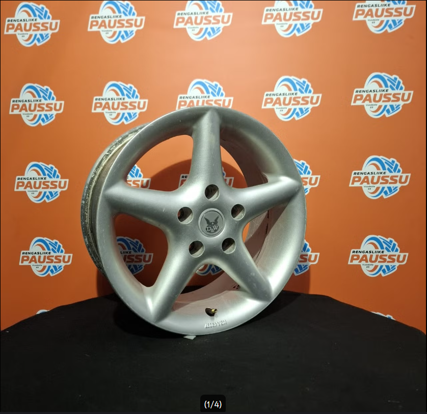 Käytetty vannesarja 15"