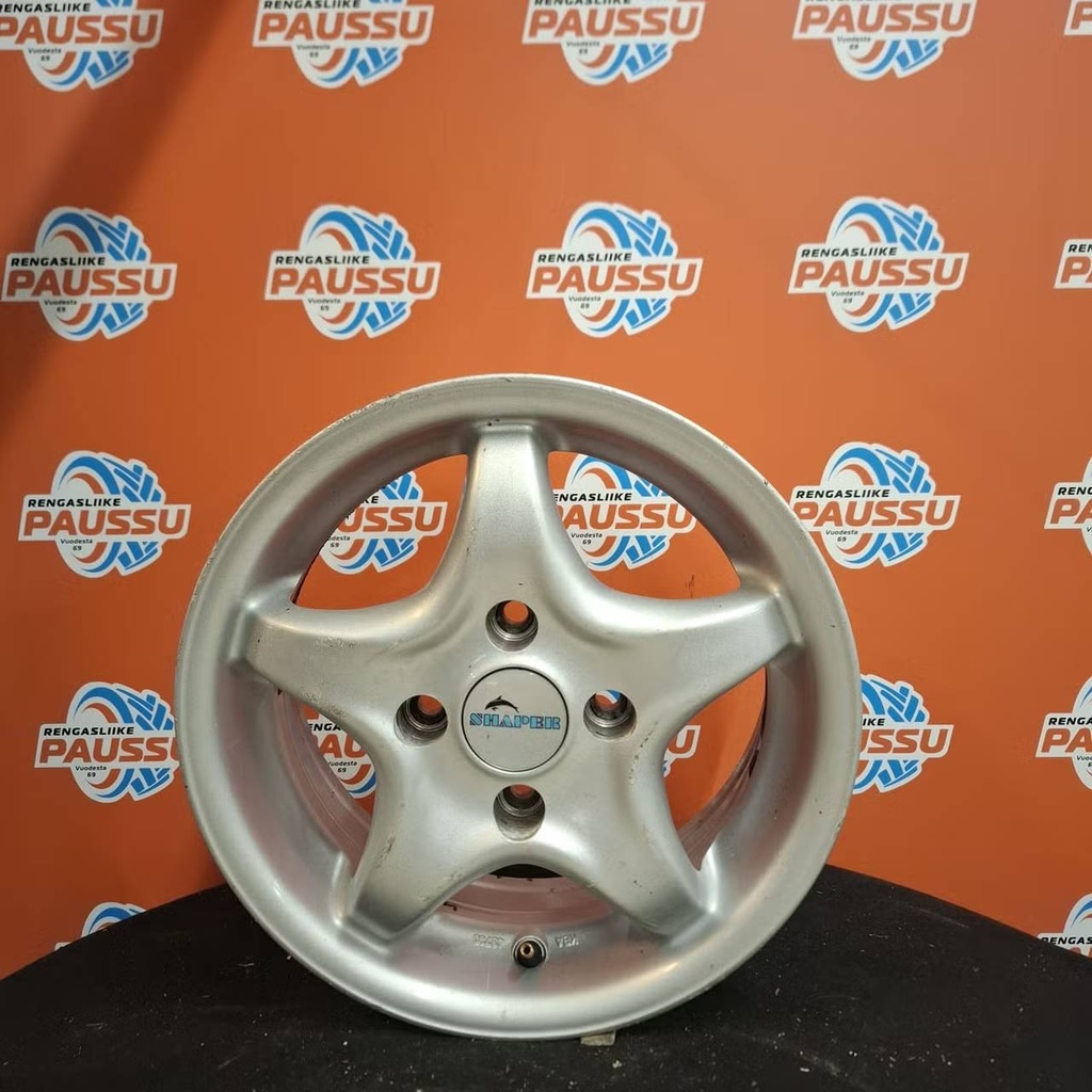 Käytetty SHAPER vannesarja 4x108 ET 38 KR 72,5 6x14"