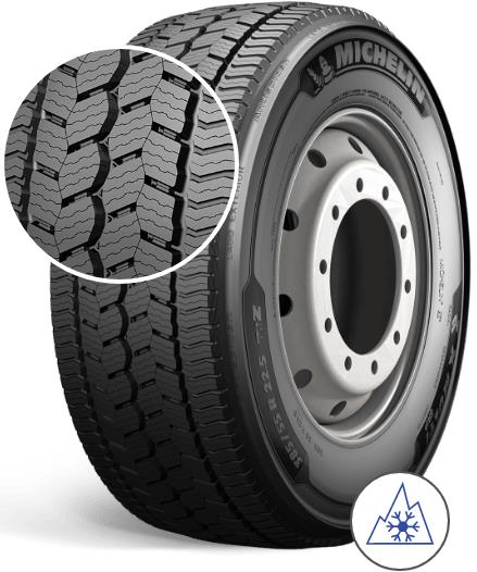 385/65R22.5 160K MICHELIN X MULTI GRIP Z AS VG XL STEER