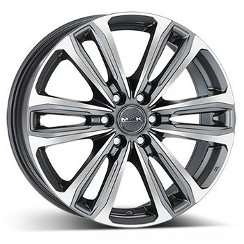 MAK SAFARI GUN MET-MIRR. 6.5x17 6/120 ET50 CB74.6