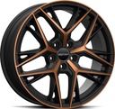 GMP LUNICA SATIN BLACK BRONZE DIAMOND 8x19 5/108 ET42 CB73.1
