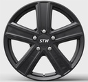 STW CARGO BLACK GLOSSY 6.5x16 5/130 ET62 CB78.1