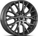 GMP BOOSTER GLOSS ANTHRACITE 8x18 6/130 ET45 CB84.1