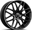 GMP BERGHEM BLACK DIAM LIP 10x22 5/112 ET50 CB66.6