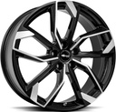BROCK RC34 BLACK FULL POL 8x19 5/112 ET45 CB57.1