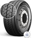 385/65R22.5 160K MICHELIN X MULTI GRIP Z AS VG XL STEER